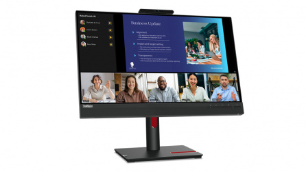 Monitor Lenovo ThinkVision T24v-30, 23.8" 1920x1080 WLED IPS HDMI/DP/VGA Color Raven Black