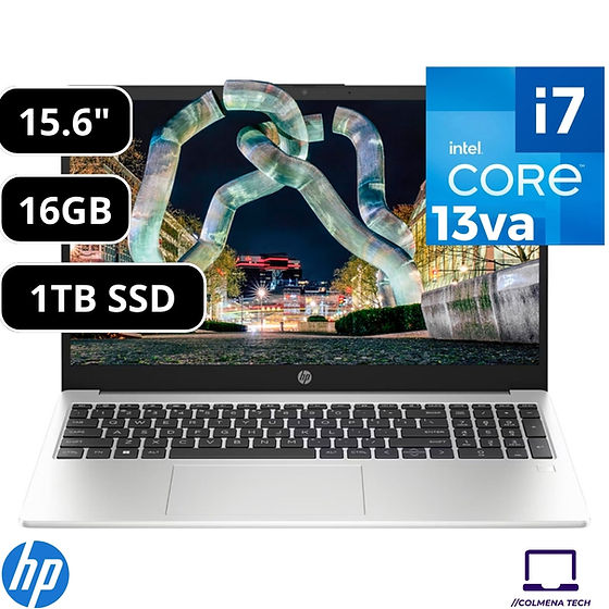 Notebook HP 250 G10, 15.6" LCD LED HD SVA, Core i7-1355U 1.70/5.00GHz, 16GB DDR4-3200MHz.