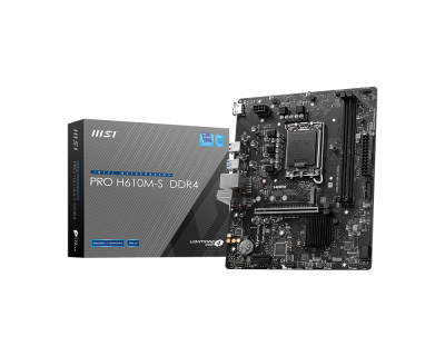 Motherboard MSI PRO H610M-S DDR4, Chipset Intel H610, LGA1700, mATX
